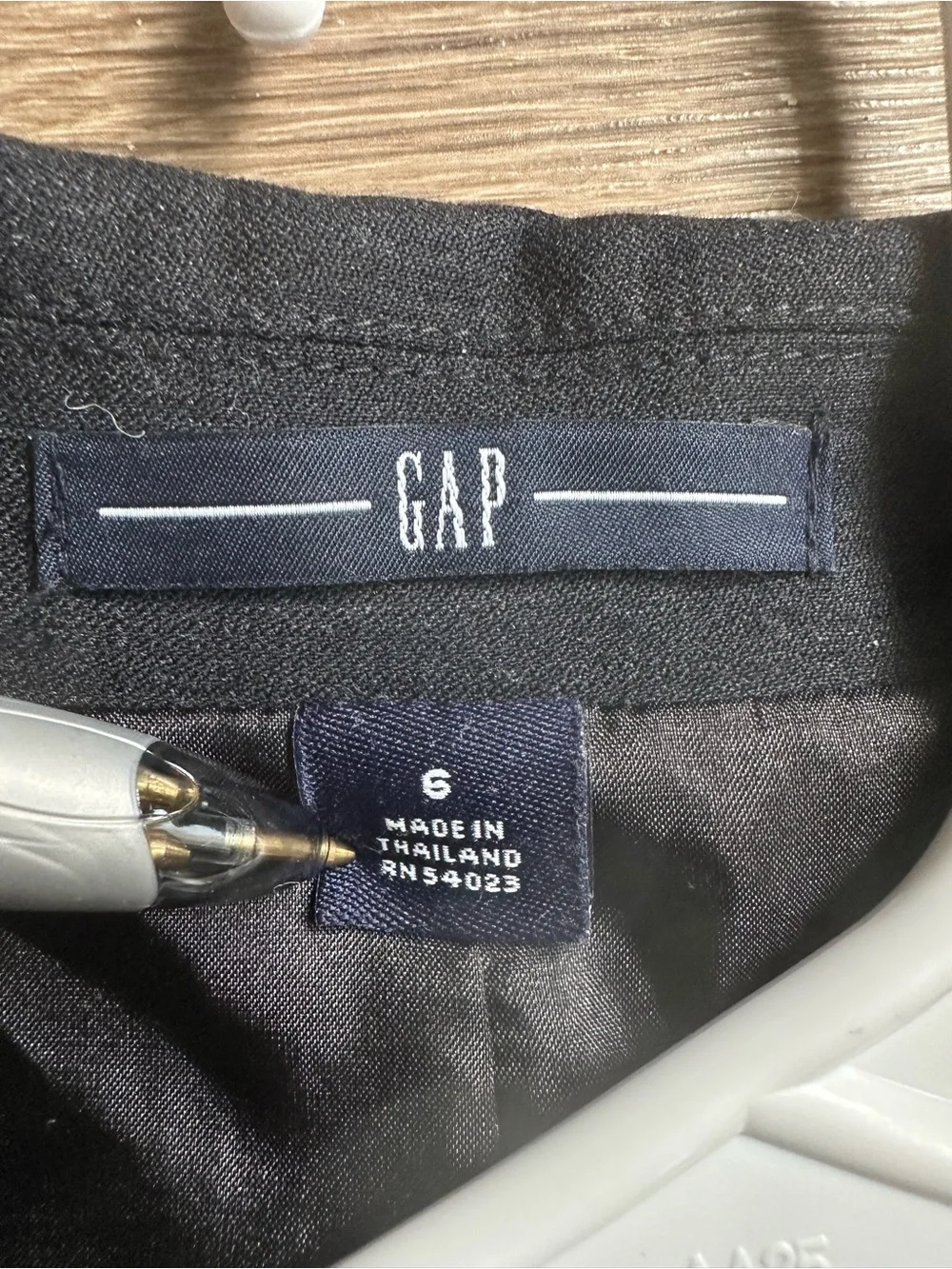 GAP Women’s Dark Gray Tailored Academy Blazer Jacket Size 6